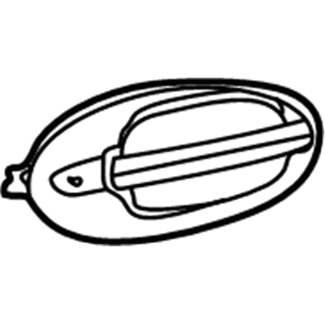 Ford Freestar Exterior Door Handle - XF2Z-1622405-AAA