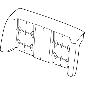 Ford DG1Z-5466800-A Pad - Rear Seat Back
