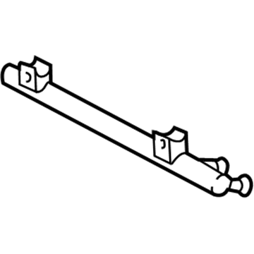 Ford YS4Z-8290-BA Water Inlet Tube YS4Z-8290-BA Ford Water Inlet Tube Illustration 1 of 1
