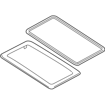 Ford 5L8Z-7850054-AA Glass