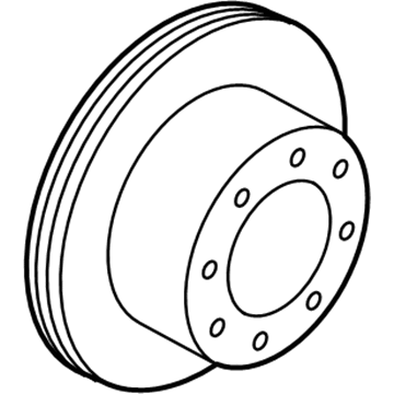 Ford F-250 Super Duty Brake Rotor - 5U2Z-1V125-MF