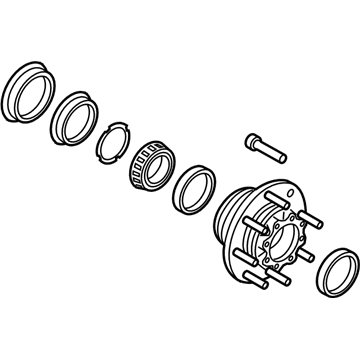 Ford BC3Z-1109-D Hub Assembly - Wheel
