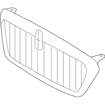 Lincoln F85Z-8200-BA Grille - Radiator