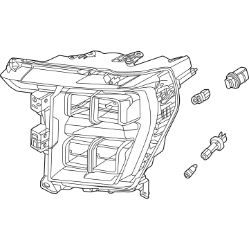 NL3Z-13008-L Ford Headlamp Assembly, Passenger Side Illustration 1 of 1