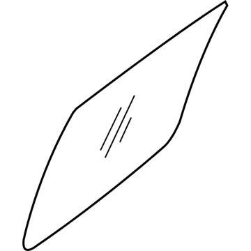 Ford 8A4Z-7425712-A Glass - Rear Door