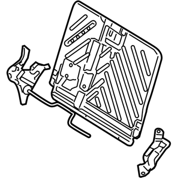 Ford AE5Z-54613A38-A Seat Back Frame, Rear Passenger Side AE5Z-54613A38-A Ford Seat Back Frame, Rear Passenger Side Illustration 1 of 1