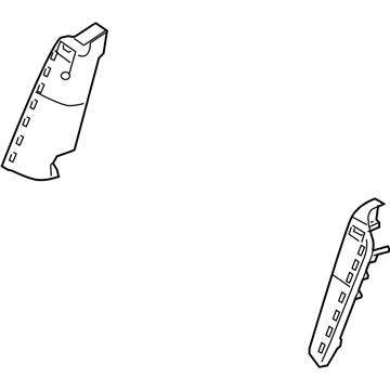 Ford AN7Z-5466892-AA Bolster, Rear Passenger Side AN7Z-5466892-AA Ford Bolster, Rear Passenger Side Illustration 1 of 1