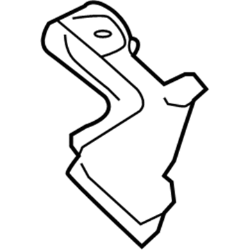Ford BK3Z-99611B91-AA Bezel - Seat Belt Guide Bracket