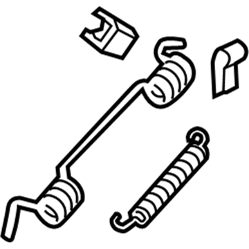 Ford DC3Z-2069-A Kit - Brake Shoe Hold Down