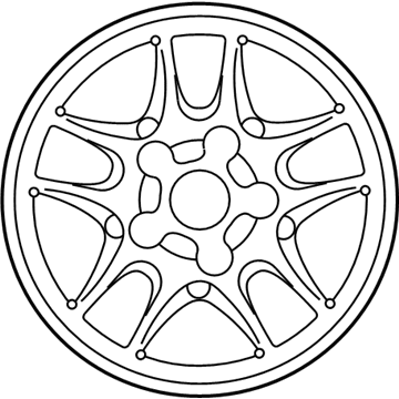 Ford 6W7Z-1007-BA Wheel Assembly