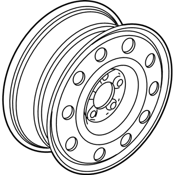 Ford 3W7Z-1007-EA Wheel Assembly