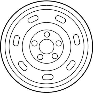 Ford 7W7Z-1007-C Wheel Assembly
