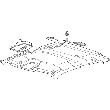 Ford PC3Z-2851968-BA Panel - Roof Trim - Centre
