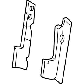 Mercury 1L2Z-8B455-AA Bracket - Radiator Grille