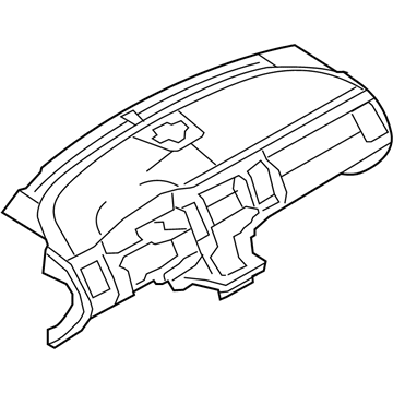 Ford 8A8Z-7404320-AA Panel - Instrument