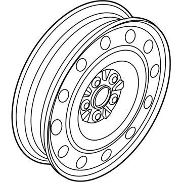Lincoln DE9Z-1015-A Wheel Assembly