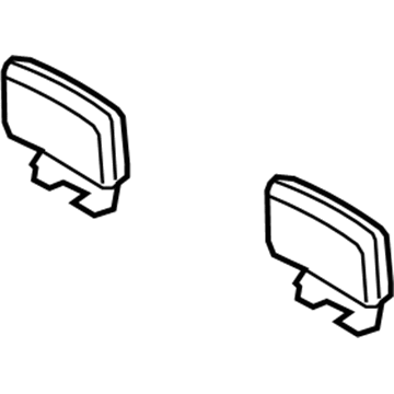 Ford 6L2Z-78611A08-JAB Head Rest Assembly