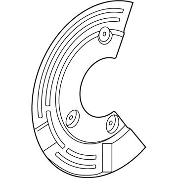 Ford 5F9Z-2C028-AA Shield - Brake Disc