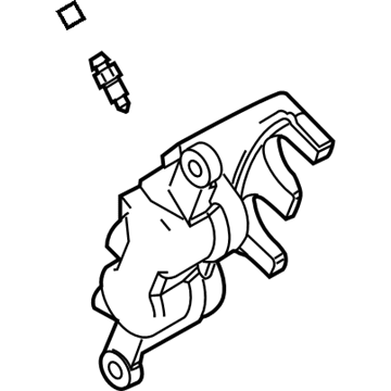 Ford DG1Z-2B120-E Caliper Assembly - Brake - Less Pad