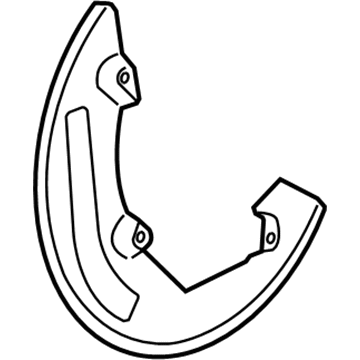Ford Backing Plate - DG1Z-2K004-A