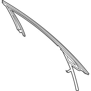 Lincoln LJ7Z-7821596-B Run - Door Glass