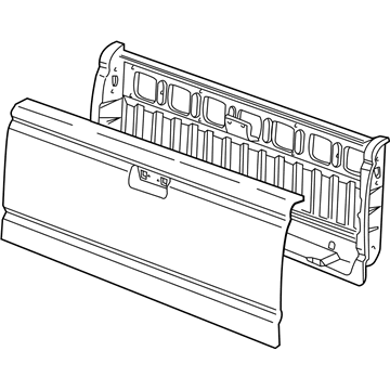 Ford 1L5Z-9940700-BA Tailgate Assembly