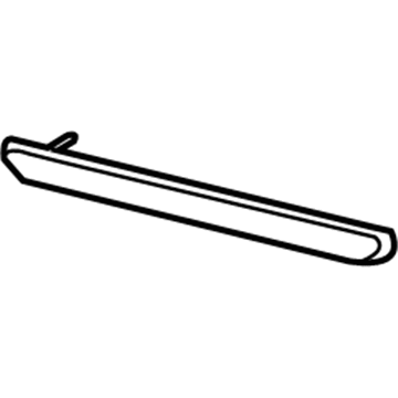 Ford JB5Z-17C830-AB Molding - Bumper Bar