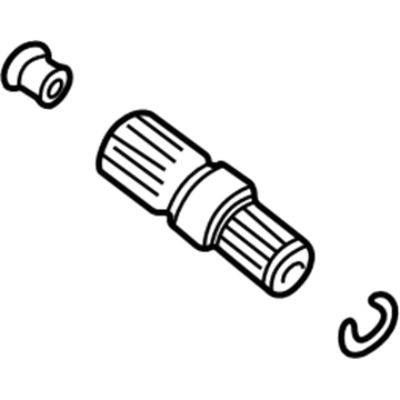 Ford 1L2Z-3219-AA Shaft - Front Axle