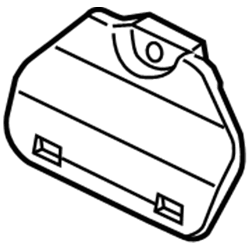 Ford BK3Z-99611B90-DA Bezel - Seat Belt Guide Bracket
