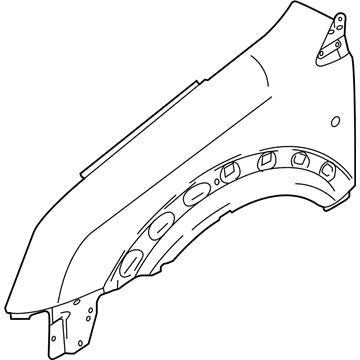 Ford 9T1Z-16005-A Fender Assembly - Front