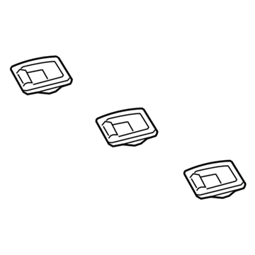 DG9Z-54611B64-AS Ford Lap & Shoulder Belt Illustration 1 of 1