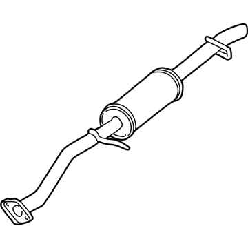 Ford 5L8Z-5A212-DA Silencer Assembly