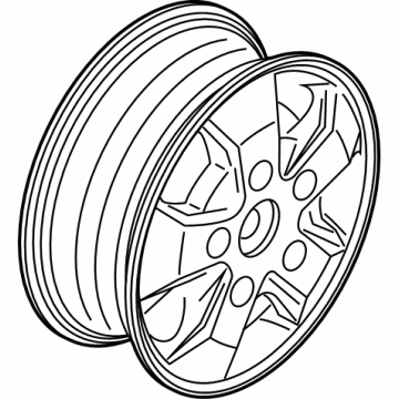 Ford MK4Z-1007-A Wheel, Alloy