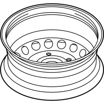 Ford CK4Z-1007-B Wheel Assembly