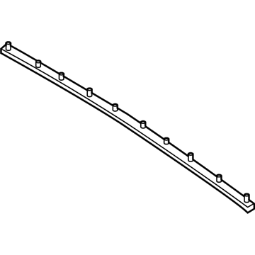 Mercury 8L8Z-7802254-B Weatherstrip - Door Lower