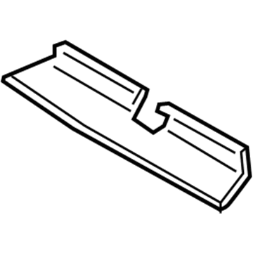 Ford GD9Z-17626-A Front Panel GD9Z-17626-A Ford Front Panel Illustration 1 of 1