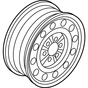 Mercury 6E5Z-1015-BA Wheel Assembly
