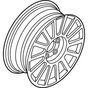 Mercury Milan Spare Wheel - 9N7Z-1007-B