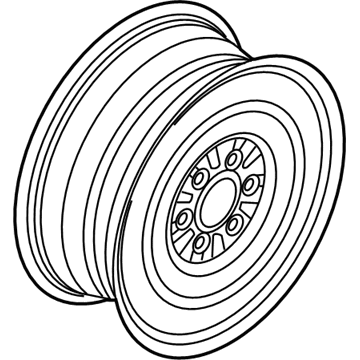 Mercury 6E5Z-1015-B Wheel Assembly