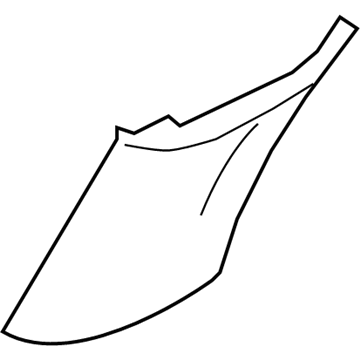 Ford FL1Z-7831005-AA Front Trim, Driver Side FL1Z-7831005-AA Ford Front Trim, Driver Side Illustration 1 of 1