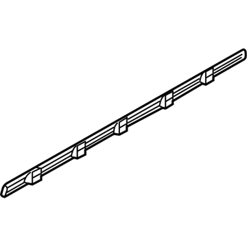 7L1Z-4025613-A Ford Quarter Trim Panel Retainer Strip, Rear Driver Side Illustration 1 of 1