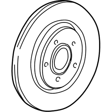 Lincoln XW4Z-2C026-AA Rotor Assembly - Brake