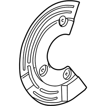 Lincoln XW4Z-2C028-AA Shield - Brake Disc