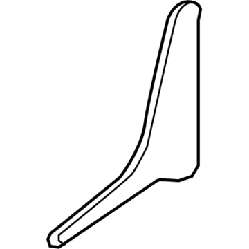 Ford 7A2Z-78255A00-AAD Moulding - Door Window Frame