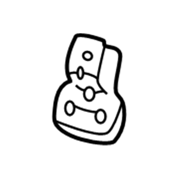 Ford F6DZ-54404A42-A Plate - Door Lock Striker