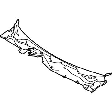 PR3Z-63022A68-AB Ford Grille - Cowl Top Illustration 1 of 1