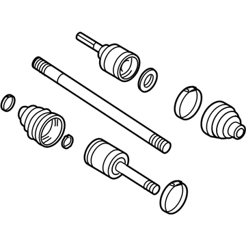Ford AL1Z-4K138-D Shaft Assembly