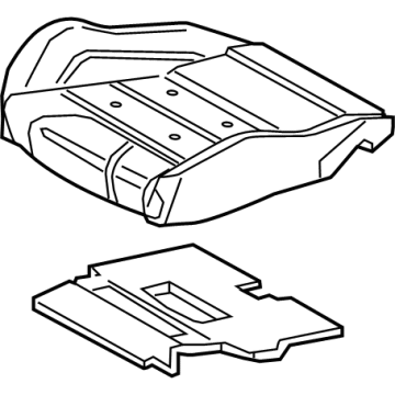 Ford FR3Z-63632A23-J Pad - Seat Cushion
