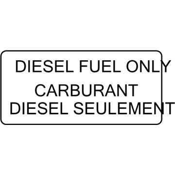 Ford 8C3Z-9A095-A Decal