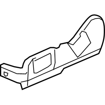 8A5Z-5462186-BA Ford Outer Finish Panel, Camel, Passenger Side Illustration 1 of 1